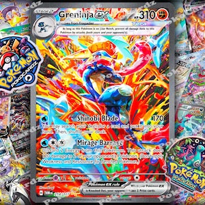 Greninja ex · Twilight Masquerade (TWM) #214 Proxy Karte Full Holo