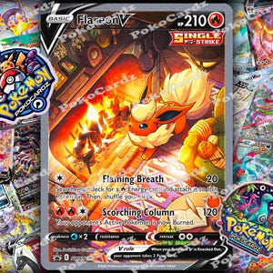 Flareon V · Sword & Shield Promos #SWSH179 Proxy Karte Full Holo