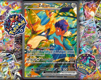 Hop's Zacian Ex · Journey Together (JTG) #186 Proxy Card - Etsy