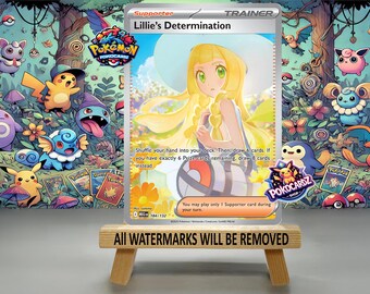 Lillie's Determination · Mega Evolution (MEG) #184 Custom Card - Etsy