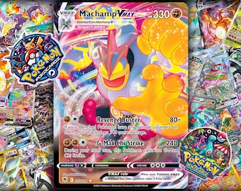 pokemon xy evolutions card list Amazon.com: Machamp VMAX - 073/189 - Ultra Rare - Sword & Shield main image 0