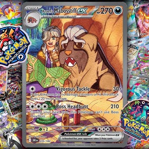 Arven’s Mabosstiff ex · Destined Rivals (DRI) #235 Proxy Karte