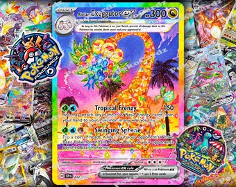 Exeggutor de Alola ex · Surging Sparks (SSP) #242 Tarjeta proxy