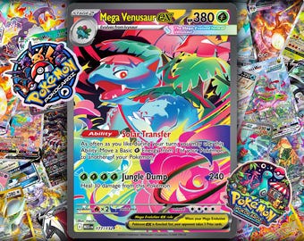 フシギバナgx gmax vmax キョダイマックス ex ポケモンカード - Etsy 日本