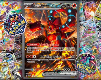 Volcanion Ex NO OFFICIAL - Etsy
