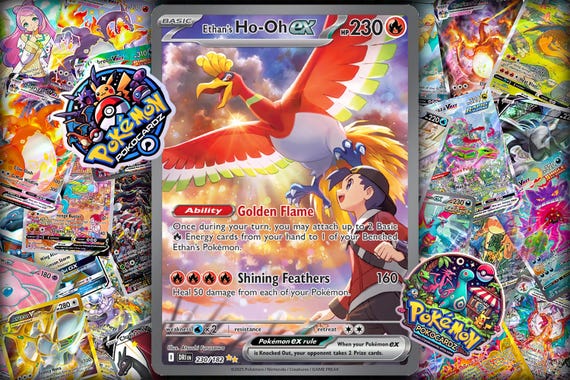 Ethan's Ho-oh Ex · Destined Rivals (DRI) #230 Proxy Card - Etsy