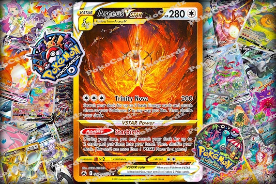 Arceus VSTAR Crown Zenith (CRZ) #GG70 Proxy Card - Etsy Arceus VSTAR Crown Zenith (CRZ) #GG70 Proxy Card - Etsy