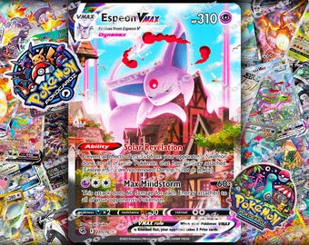 Espeon VMAX · Tarjeta proxy Fusion Strike (FST) n.° 270