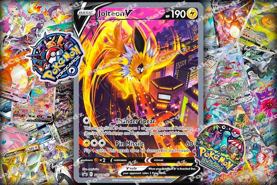 Jolteon V · Sword & Shield Promos #SWSH183 Proxy Card Full Holo - Etsy