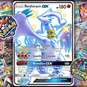 Reshiram-GX · Dragon Majesty (DRM) #SV51 - Shiny Vault - Proxy Card