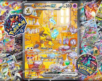 Tarjeta proxy Alakazam ex · 151 (MEW) #201