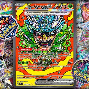 Masque sarcelle Ogerpon ex · Prismatic Evolutions (PRE) #145 Proxy Card