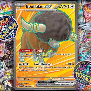 Bouffalant ex · White Flare (WHT) #162 Proxy Card