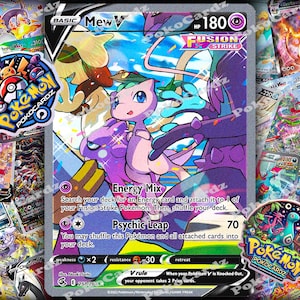 Mew Fusion Strike Vstar Rainbow Set Vmax Climax Gx Ex Vmax V