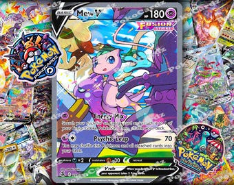 Mew V · Fusion Strike (FST) #251 Proxy Card - Etsy
