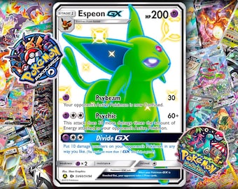 Espeon-GX · Sol y Luna (SUM) #SV60 - Bóveda variocolor - Tarjeta proxy