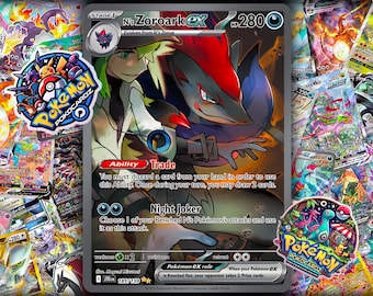 N’s Zoroark ex · Journey Together (JTG) #185 Proxy Card