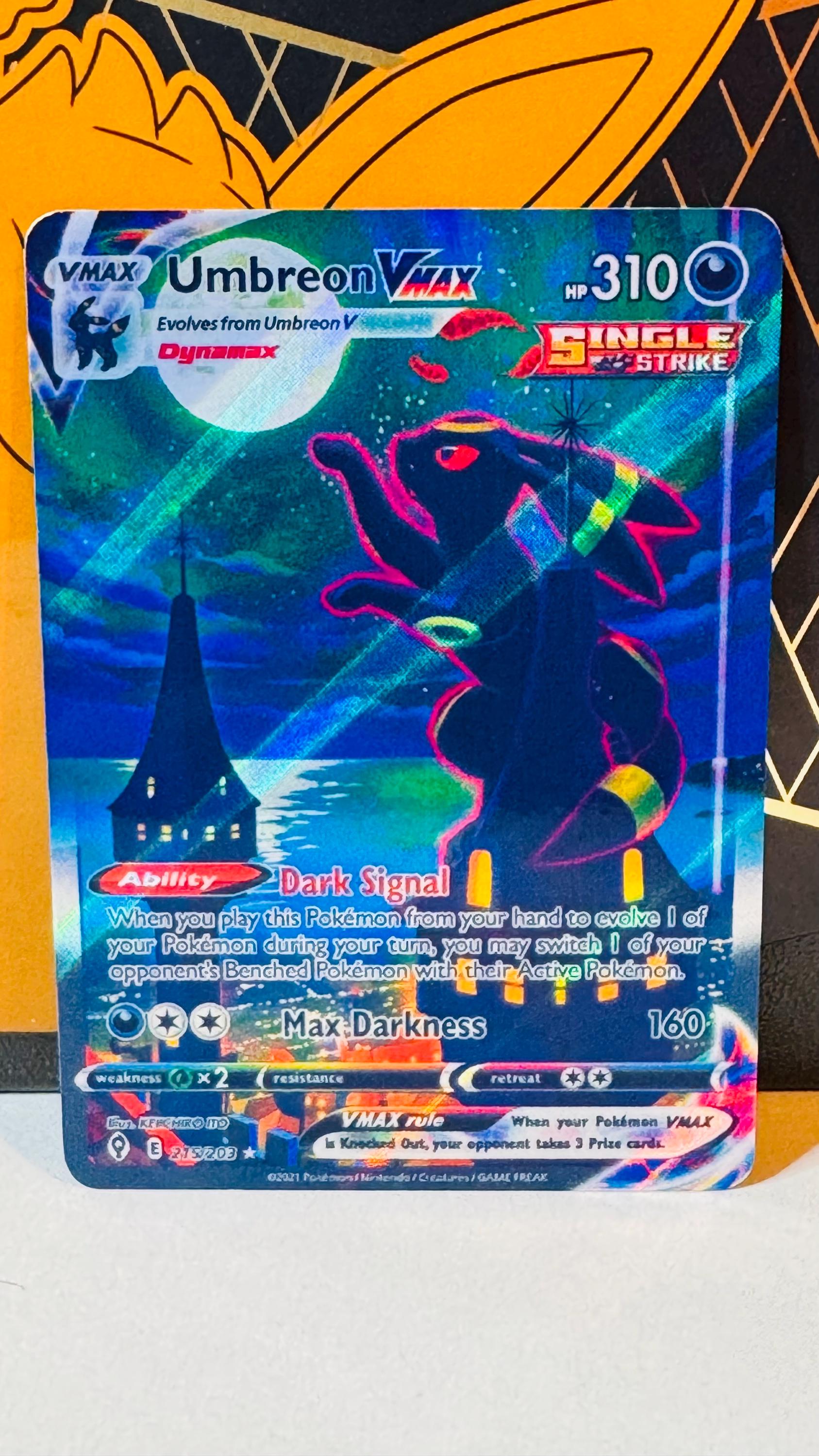 Umbreon VMAX · Evolving Skies (EVS) #215 Proxy Card - Etsy