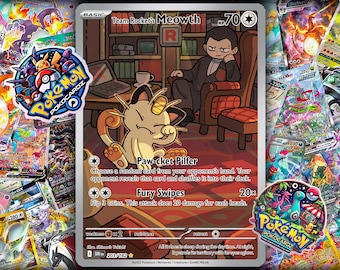 Team Rocket’s Meowth · Destined Rivals (DRI) #203 Proxy Card