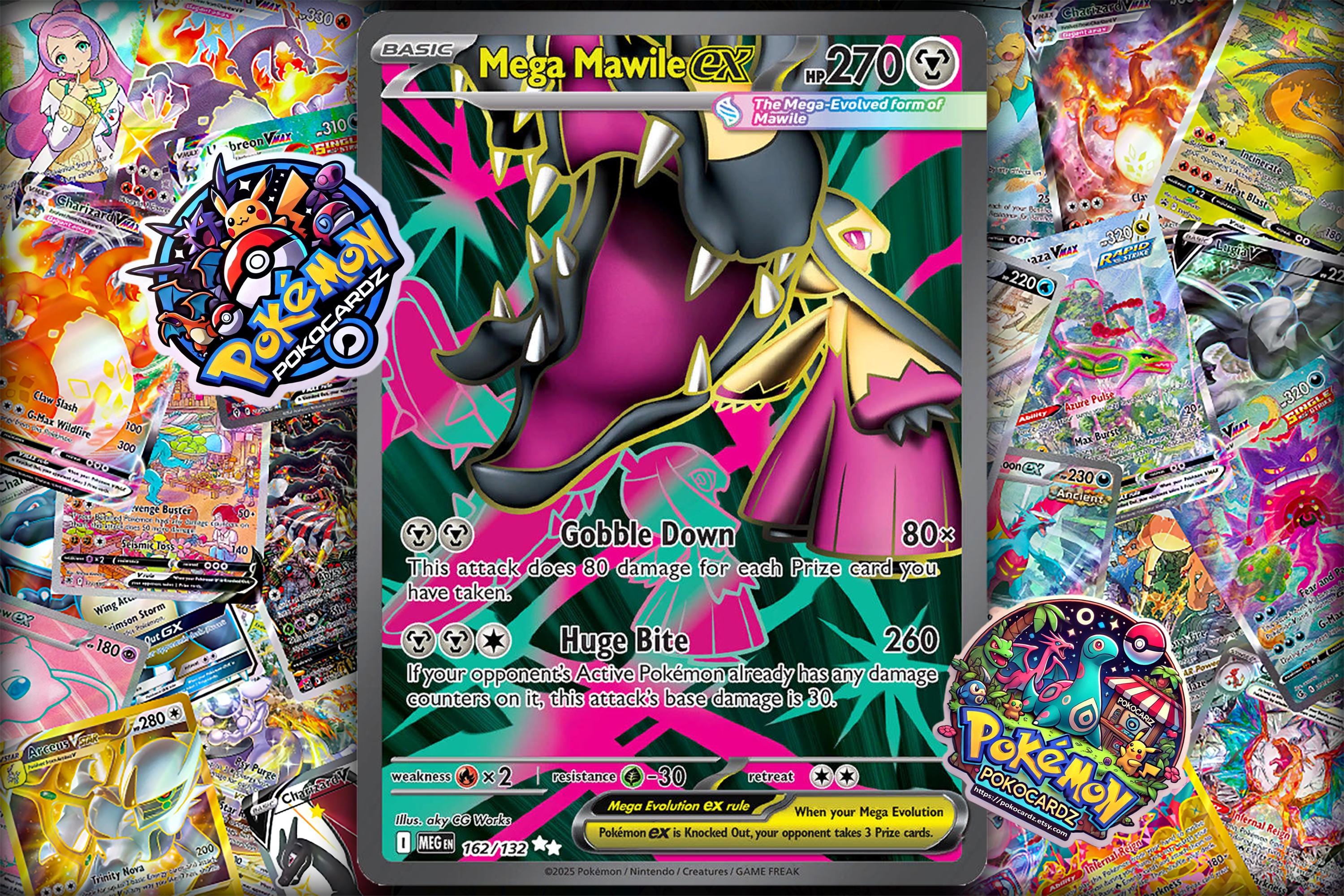 mega ex pokemon cards Pokemon Trading Card Game ME03: Perfect Order Double Rare Mega Skarmory ex #55