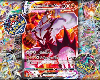 Single Strike Urshifu VMAX · Battle Styles (BST) #168 Proxy Card