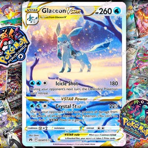 Glaceon VSTAR · Crown Zenith (CRZ) #GG40 Proxy Karte