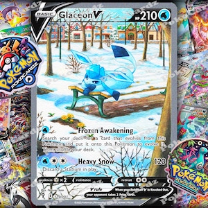 Glaceon V · Evolving Skies (EVS) #175 Proxy Karte