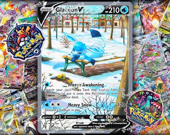 Glaceon V · Evolving Skies (EVS) #175 Proxy Card