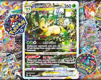 Tarjeta proxy Leafeon VSTAR · Crown Zenith (CRZ) #GG35