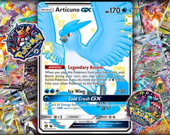 Articuno-gx  Celestial Storm (CES) #SV54 - Shiny Vault - Proxy Card - Etsy