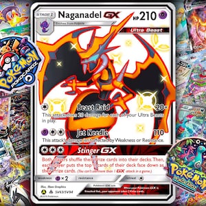 Naganadel-GX · Forbidden Light (FLI) #SV63 - Shiny Vault - Cartão Proxy