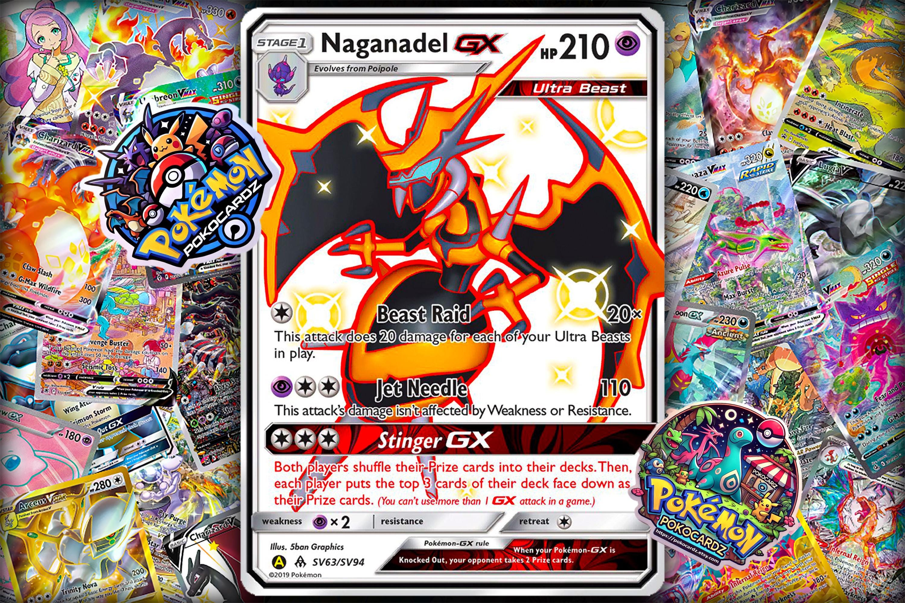 Naganadel-gx · Forbidden Light (FLI) #SV63 - Shiny Vault - Proxy