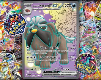 mabosstiff pokemon card Mabosstiff - 218/198 - SV01: Scarlet & Violet Base Set [ILLUSTRATION RARE]