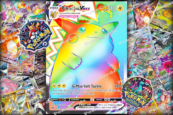 Pikachu VMAX  Vivid Voltage (VIV) #188 Proxy Card - Etsy