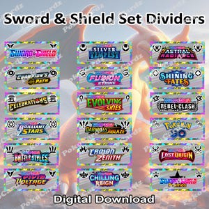 Sword & Shield Set Dividers - Digital Download