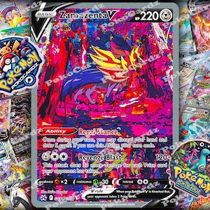 Zamazenta V · Crown Zenith (CRZ) #GG54 Cartão Proxy