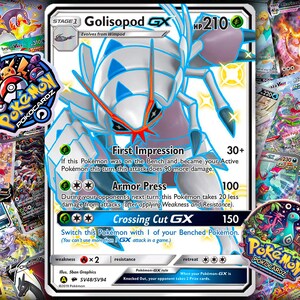 Golisopod-GX · Burning Shadows (BUS) #SV48 - Shiny Vault - Proxy Card