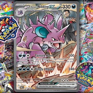 Team Rockets Nidoking ex · Destined Rivals (DRI) #233 Proxy Karte