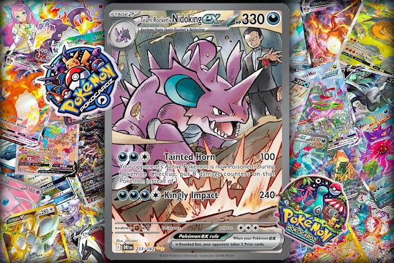 pokemon trading card game nidoking - Dragon Frontiers 6/101 It now takes 20 Poison damage instead of 10 after each players turn (even if it was already Poisoned). 2025 Pokemon Dri En-destined Rivals