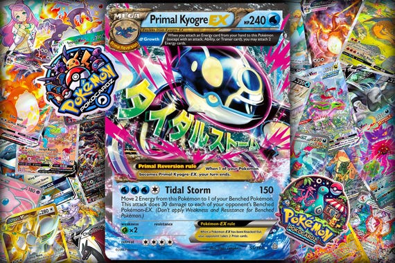 Primal Kyogre-ex  Primal Clash (PRC) #55 Proxy Card - Etsy