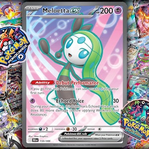 Meloetta ex · Black Bolt (BLK) #159 Proxy Card