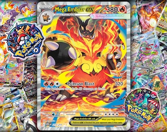 pokemon card emboar [PSA 10]{098/086} Ascended Heroes expansion Emboar | Cosmic Eclipse |