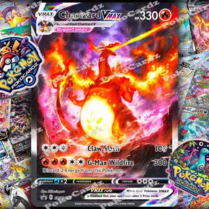 Charizard VMAX · Schwert & Schild Promos #SWSH261 Proxy Karte Full Holo