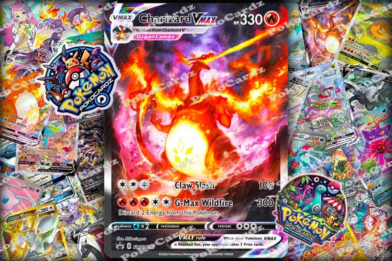 Charizard VMAX · Sword & Shield Promos #SWSH261 Proxy Card Full