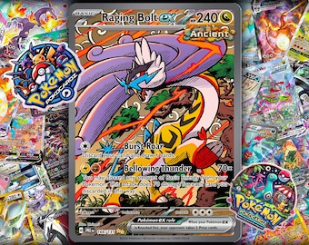 Tarjeta proxy Raging Bolt ex · Prismatic Evolutions (PRE) n.° 166