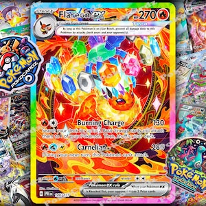 Flareon ex · Prismatic Evolutions (PRE) #146 Proxy Karte