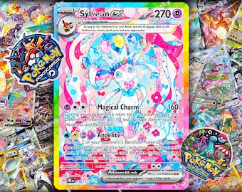 Tarjeta proxy de Sylveon ex · Prismatic Evolutions (PRE) n.° 156