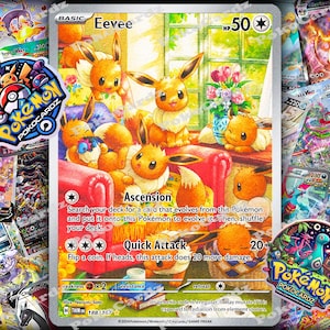 Evoli · Twilight Masquerade (TWM) #188 Proxy Karte Full Holo