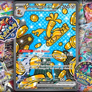 Gholdengo ex · Prismatic Evolutions (PRE) #164 Proxy Karte