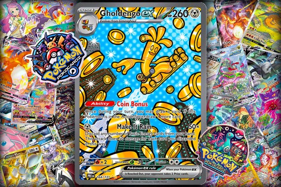 all gholdengo pokemon cards Pokemon Trading Card Game Paradox Rift Special Illustration Rare Gholdengo ex #252